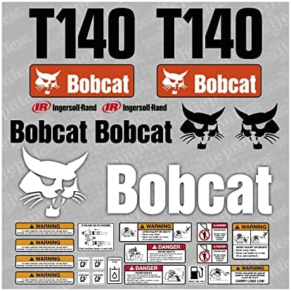 Bobcat T140 מדבקות לאחר השוק / Aufkleber / Adesivo / Stecker / Stepting Set