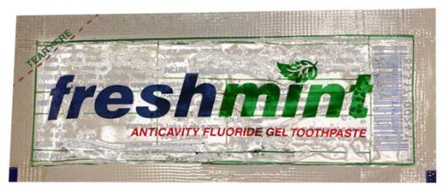 Freshmint שימוש יחיד בשימוש ברורות משחת שיניים ג'ל, 144 חבילות