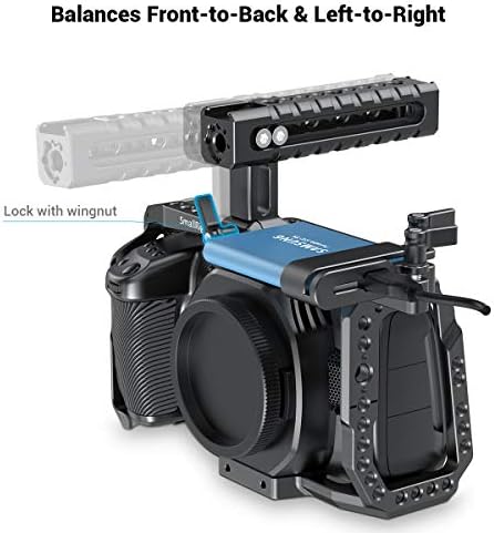 ערכת כלוב למצלמות קטנות לעיצוב בלקמגיק מצלמת קולנוע כיס 4 קראט ו-6 קראט, תואמת למצלמת מצלמה 4 קראט ו-6 קראט 2419