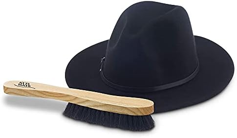 כובע מברשת הרגיש כובעי פדורה בייסבול כובע מערבי קאובוי כובע מנקה מוך מסיר בגדי חליפות בגד צמר קשמיר ריהוט לחיות מחמד שיער ניקוי ערכת- סוס שיער זיפי אשור עץ ידית