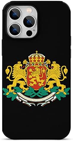 מעיל נשק של בולגריה נגד שריטות טלפון מקרה תואם עם אייפון 13 פרו מקס מגן מעטפת טרנדי עיצוב