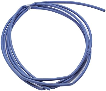 צינורות מכווץ חום של 1 יחידות, 2: 1 כבל חוט חשמלי כחול בנטומשין ≥600 וולט ו 248 מעלות צלזיוס, 3mx6 ממ מכווץ גלישת בידוד ארוך הגנה על בידוד מתאים 3.1 ～ 5.4 רתמות חוט צינור מתכת