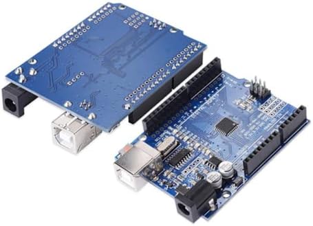 UNO R3 לוח ATMEGA328P עם כבל USB עבור Arduino - תואם ל- Arduino Uno R3 Mega 2560 רובוט ננו עבור Arduino Ide Avr Mcu לומד K53, Blue