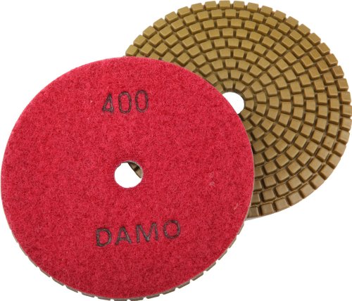 כרית ליטוש יהלום DAMO 5 אינץ 'חצץ רטוב 3000 עבור פולני רצפת משטח השיש של גרניט