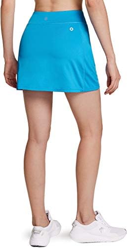 TSLA לנשים אתלטיק סקורטס חצאיות טניס פעילות קלות, חצאית גולף מפעילה אימון עם כיסים מובנים מכנסיים קצרים