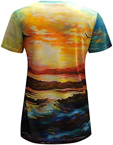 Adpan Top Tees לנשים Beachloose Tees Cotiate Fee