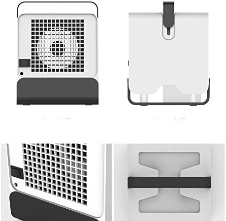 מאוורר קרח שולחן עבודה של Topyl USB לחדר בית חיצוני חיצוני, מזגן נייד מיני, קירור אוויר אישי שחור 17x15x15 סמ