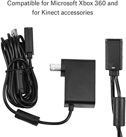 מטען מתאם אספקת חשמל עבור Microsoft Xbox 360, Plug and Play של מתאם כוח USB, כבל החשמל של מתאם AC החלפת AC FARGER עבור KINECT