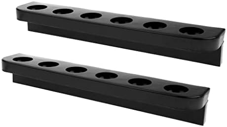 WYFDP Cue Holder Mount 6 חריץ פשוט Billiard Billiard Cue Cue Cue Holder Billiard Cue Blacker Black