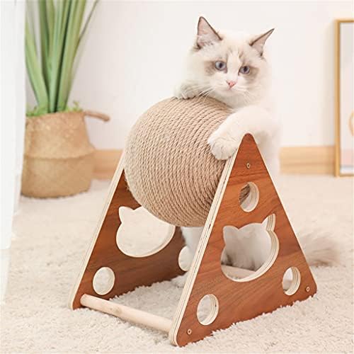 מוצרים לחיות מחמד כדורי צעצוע מגרדים עץ לשחק מבנה חיות מחמד סיסל חבל טיפוס מסגרת חתולי ריהוט