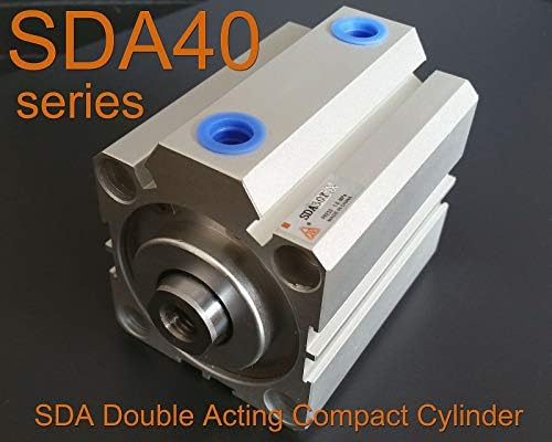 SDA40x5 פנאומטי SDA40-5 ממ משחק צילינדר קומפקטי משחק כפול
