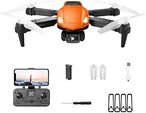 מטוס שלט רחוק של זוטל עם מצלמת 4K HD, מתנת צעצוע של Quadcopter, מזלט מיני מתקפל לילדים עם התחלת כפתור אחד, המתאימה למבוגרים ומתחילים, המתאימים לבנים ולבנות