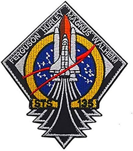 מעבורת חלל של נאסא אטלנטיס STS-135 משימה טלאי דקורטיבי רקום