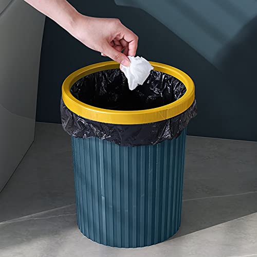 סל פסולת MRBJC, 9L, פח נייר ופח אשפה בפלסטיק - סל זבל זבל, פח פסולת למטבח, בית או אפור משרד