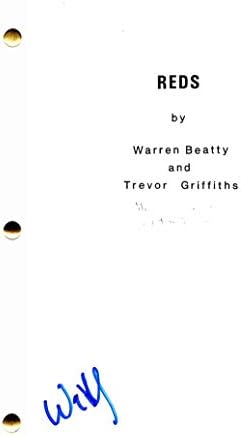 חתימה חתומה של וורן ביטי - תסריט סרטים מלא אדומים - באגסי, בולוורת ', שמפו, בוני וקלייד, גן עדן יכול לחכות, אנט בנינג