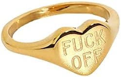 צבעוני בלינג אישית להזדיין לב להקת טבעת השראה אמצע אצבע זנב טבעת טיטניום פלדה היפואלרגנית לערום מגניב מעדן אופנה הכי טוב יום הולדת בת מתנות עבור נשים בנות