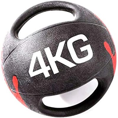 כדורי רפואה בינור גומי אלסטי רפואה אלסטית איזון כדור כושר כדור, ציוד אימון לזרוע ליבה, ציוד אימון, 4 קג/8.8 קילוגרם