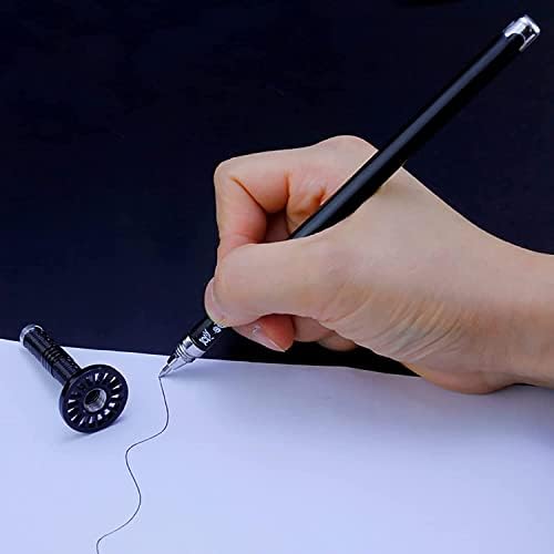 7 יחידות קוטלת שד ג ' ל עטים אנימה הכי חדש שחור דיו כדורי כדורי כתיבה חתימת עט סט פלסטיק יצירתי עבור משרד בית ספר ילדי מתנת מכתבים אספקת סט