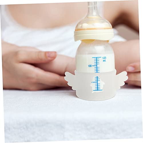 המוטון 12 יחידות תינוק בקבוק מגן תינוק אביזרי עבור בני האכלת בקבוקי כיסוי תינוק האכלת אספקת סיליקון תינוק בקבוק שרוול בקבוק כיסוי בקבוק קישוט בקבוק מגן כיסוי