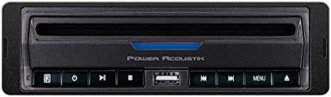 Power Acoustik Padvd-390 SIN SIZE IN-DASH/NUTDASH DVD נגן עם קלט USB/SD, שחור