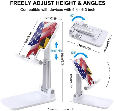 וינטג 'ארהב ומרילנד סטייט דגל טלפון סלולרי עמד