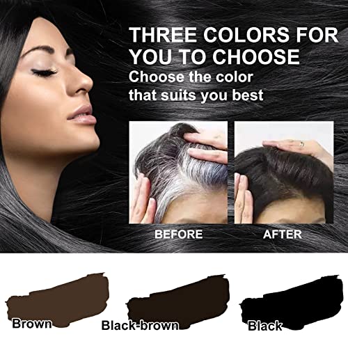 צבע לשיער עט שיער צביעת עט חד פעמי אפור כיסוי זמני חום שחור עבור שורשי גברים נשים
