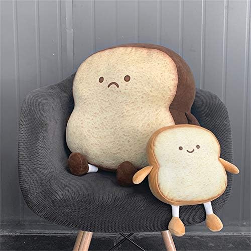 טוסט לחם כרית מצחיק מזון בפלאש צעצוע כריות קטן חמוד ממולא בפלאש טוסט ספה כרית