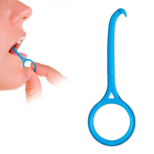 כלי להסרת יישור ברור לשיניים-חוטף מסיר בלתי נראה עבור פלטה ומחזיקים נשלפים בלתי נראים-מתאים לניקוי תיק נשיאה או יישור שיניים-גודל קטן, כחול