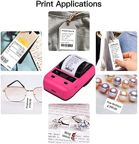 נייד 58 ממ תרמית מדפסת אימפרסורה חינם מדפסת עבור משלוח חבילה מחיר תוויות חיבור