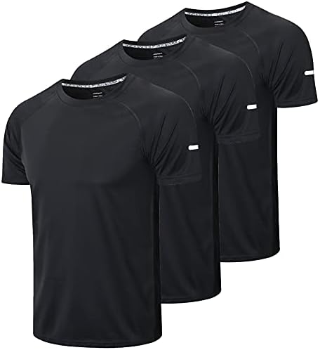 חולצות אימון חפיסות של Frueo לגברים 3 פרו