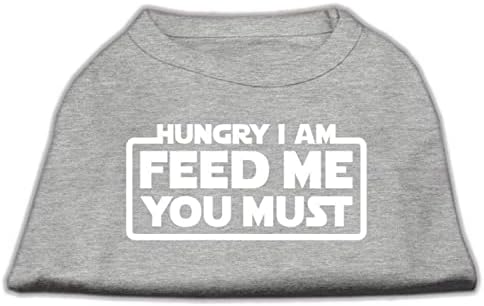 מיראז ' מוצרים לחיות מחמד רעב אני מסך הדפסת חולצה כחול