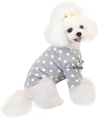בגדי כלבים בנות סתיו חורף חורף בגדי חיות מחמד אוהבים חולצת תחתית סוודר כלבים לתלבושת כלבים קטנים