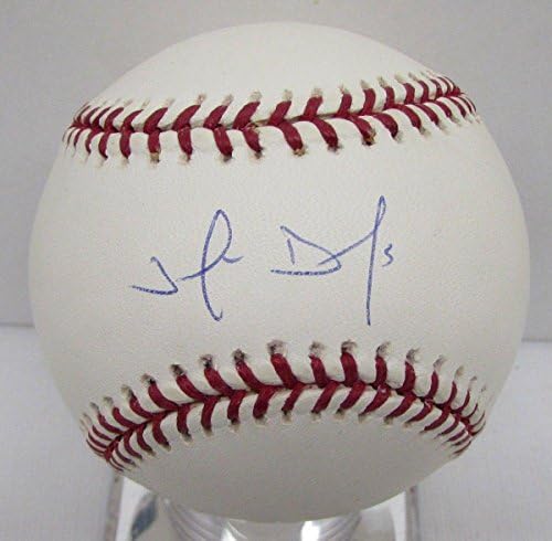 ג'ון דנקס חתם על בייסבול OML חתימה חתימה Tristar MLB BB5 26020 - כדורי חתימה עם חתימה