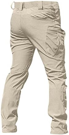 מכנסיים למתיחות של ymosrh מכנסיים עיר מיוחד מכנסיים צבאיים מאוורר IX7 מכנסיים מרובי כיס מרובי מכנסיים נמתחים