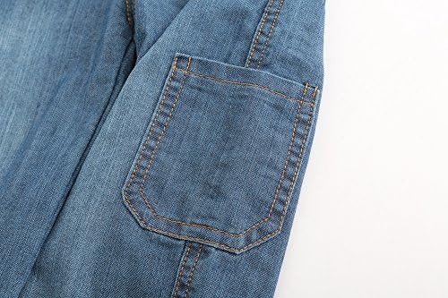 גרנדוויש בויז כחול דק ג ' ינס סינר סרבל 3 טי-10