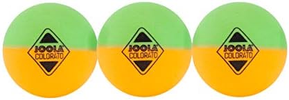 סט כדור טניס שולחן ג'ולה צבעוני עם 12 כדורי טניס שולחן צבעוני