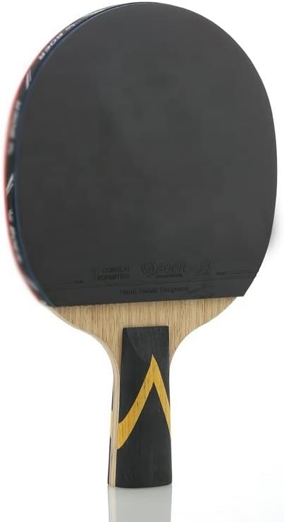 PDGJG שולחן טניס טניס מחבט 7 ריכוזי סיבי פחמן פינג פונג פונג פצעונים-שולחן גומי טניס עטלף עם תיק עם תיק