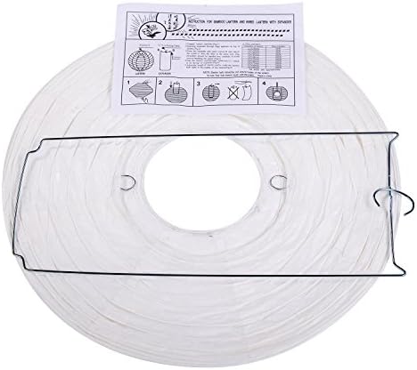 ליהאו 10 אינץ ' פנסי נייר עגולים לבנים