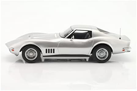 1969 Chevy Corvette Coupe, Silver - Norev 189032-1/18 CALL