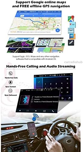 AutoSion Android 12 Stereo Stereo in-Dash רדיו עבור Subaru Outback 2009-2014 GPS GPS ניווט 9 '' יחידת ראש MP5 מקלט וידאו נגן מולטימדיה עם WiFi Carplay)