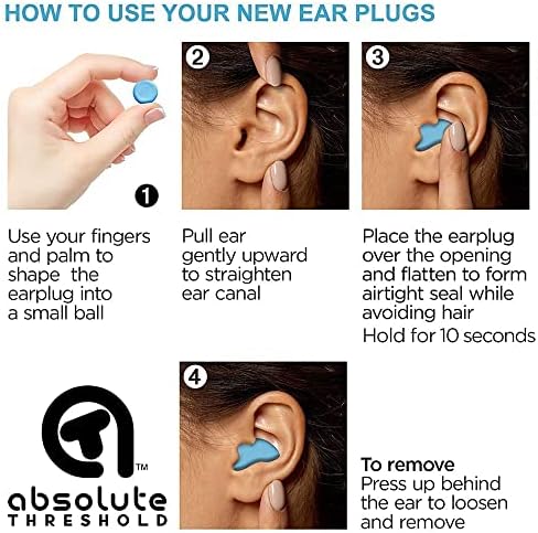 אטמי אוזניים סיליקון רכים לשימוש חוזר לשימוש חוזר לשילוב ארוז 8 זוגות + 24 זוגות