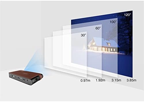 מקרן מיני נייד וידאו קולנוע ביתי LED HD Full HD 720 P רזולוציה Beamer Freeshipping מקרן לסמארטפון