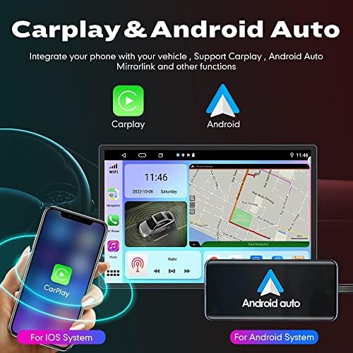 Wostoke 13.1 Android Radio Carplay & Android Auto Autoradio CAR ניווט סטריאו נגן מולטימדיה GPS מסך מגע Rd