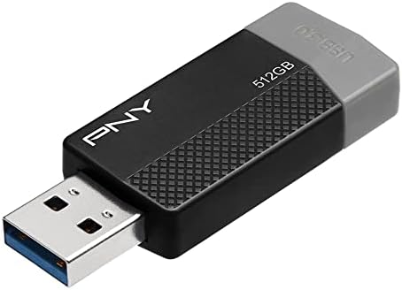PNY USB 3.0 כונן הבזק, 512GB, שחור