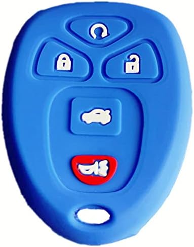 חכם מפתח פוב כיסוי מקרה מגן ללא מפתח מרחוק מחזיק עבור ביואיק שברולט קדילאק מיוחד כחול