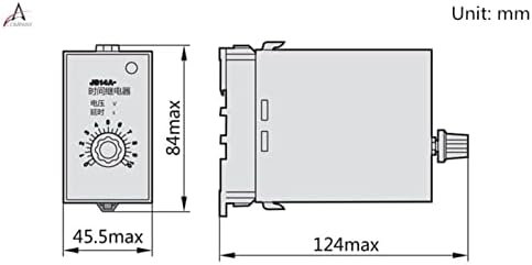 XIRIXX JS14A חשמל ממסר זמן אלקטרוני על טרנזיסטור בקרת עיכוב סוג AC220V 120S זמן פנל דלפק