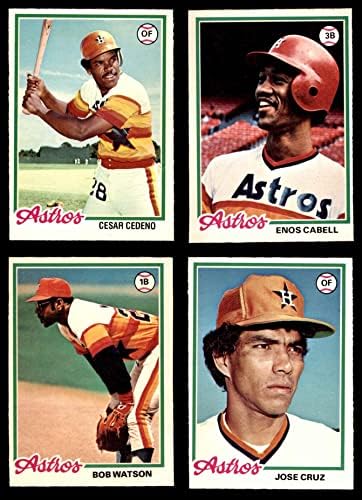 1978 צוות O-Pee-Chee Houston Astros SET HOUSTON ASTROS EX ASTROS
