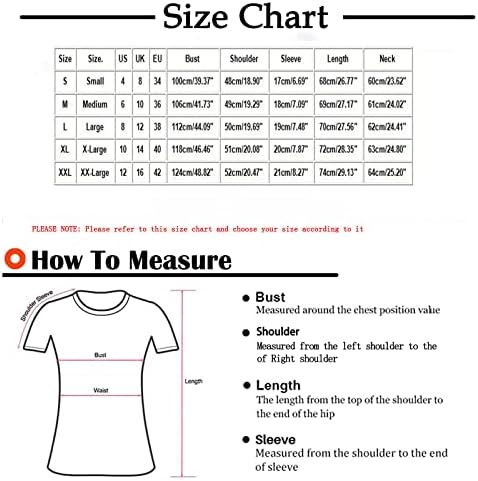פרחים גרפיקה לנשים קיץ מזדמן גדול עם שרוול קצר חולצות T
