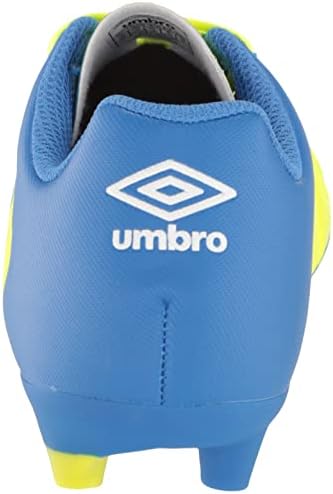 UMBRO Boy's Classico XI FG Jr. Soccer Soleat, צהוב/כחול, 13 ילד קטן