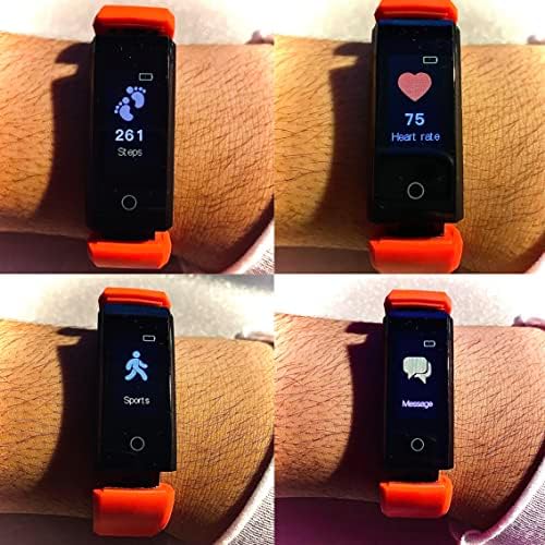 שעון חכם של Bluetooth דופק דופק לחץ דם צג חמצן גשש כושר